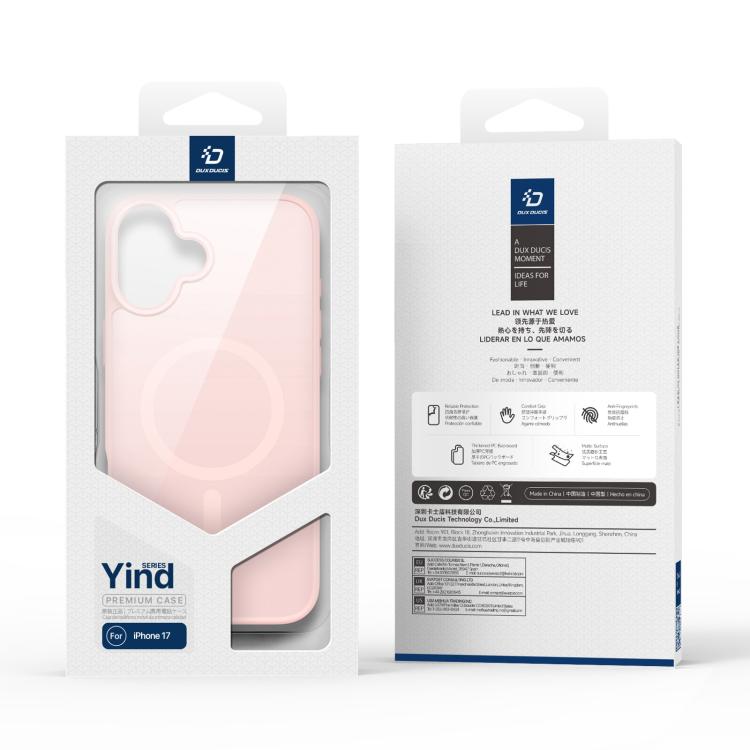 For iPhone 17 DUX DUCIS Yind Series MagSafe TPU Hybrid PC Phone Case