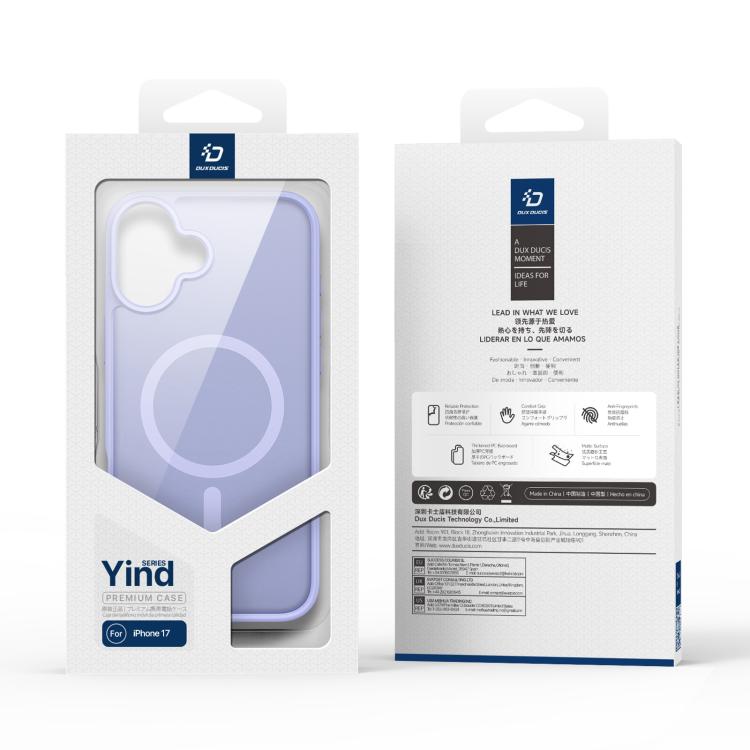 For iPhone 17 DUX DUCIS Yind Series MagSafe TPU Hybrid PC Phone Case