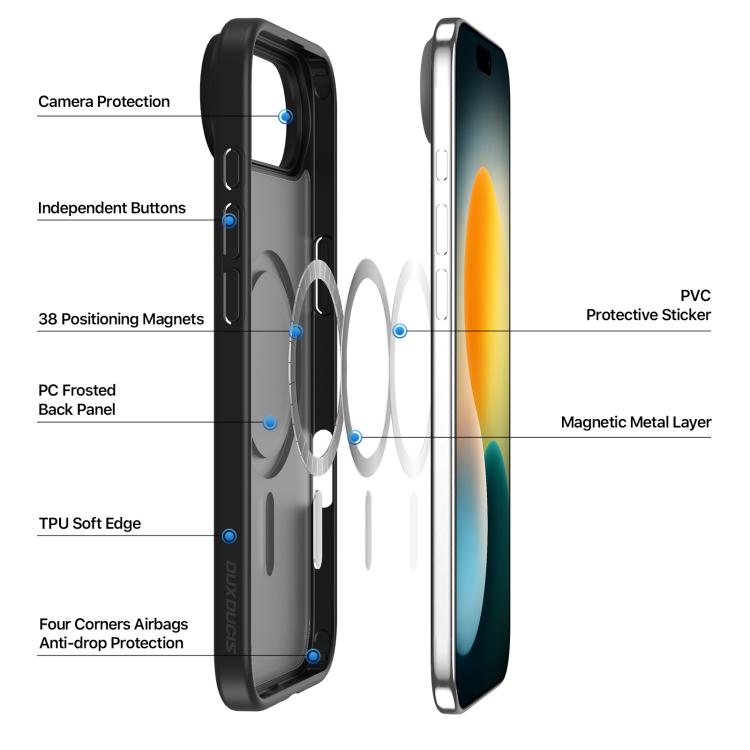 For iPhone Air DUX DUCIS Yind Series MagSafe TPU Hybrid PC Phone Case