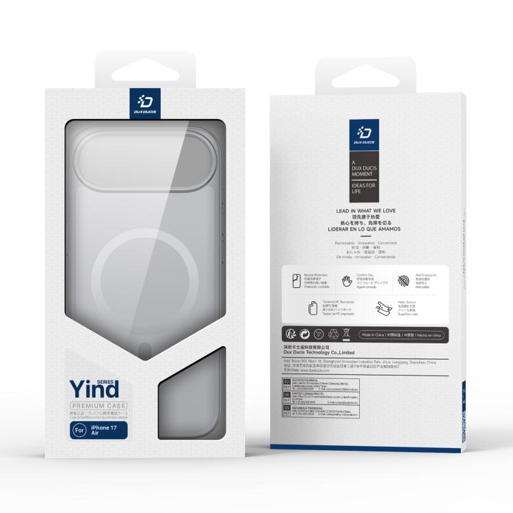 For iPhone Air DUX DUCIS Yind Series MagSafe TPU Hybrid PC Phone Case