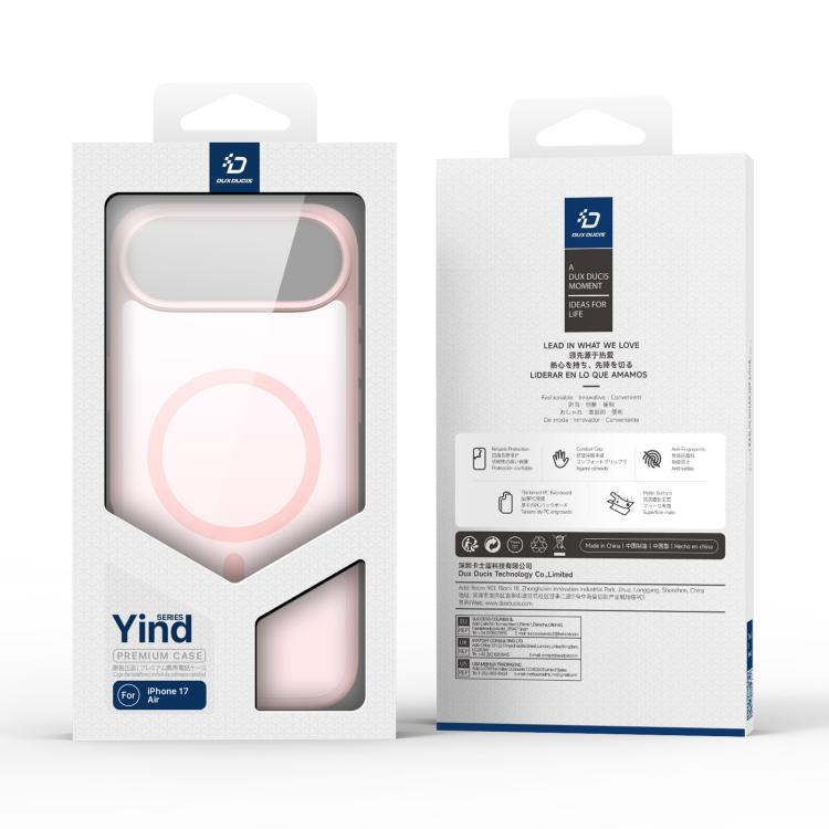 For iPhone Air DUX DUCIS Yind Series MagSafe TPU Hybrid PC Phone Case