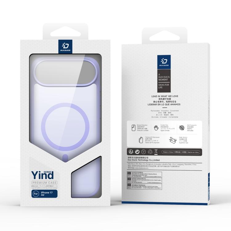 For iPhone Air DUX DUCIS Yind Series MagSafe TPU Hybrid PC Phone Case