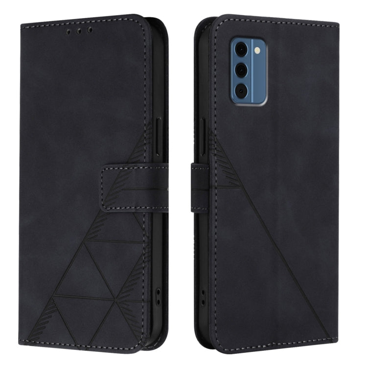 For Nokia C300 Crossbody 3D Embossed Flip Leather Phone Case