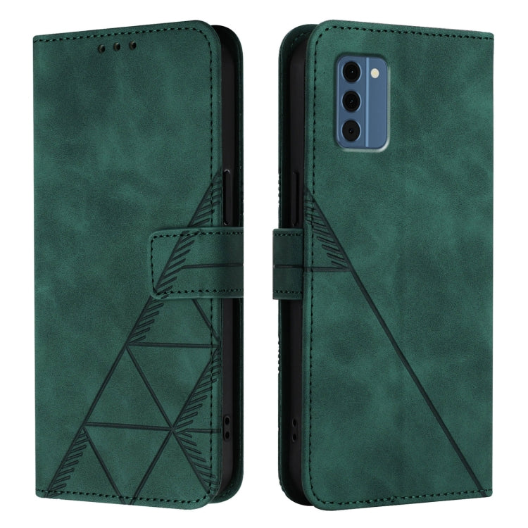 For Nokia C300 Crossbody 3D Embossed Flip Leather Phone Case