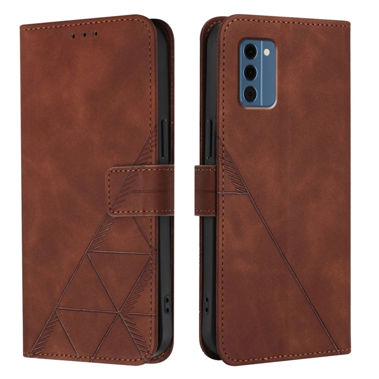 For Nokia C300 Crossbody 3D Embossed Flip Leather Phone Case