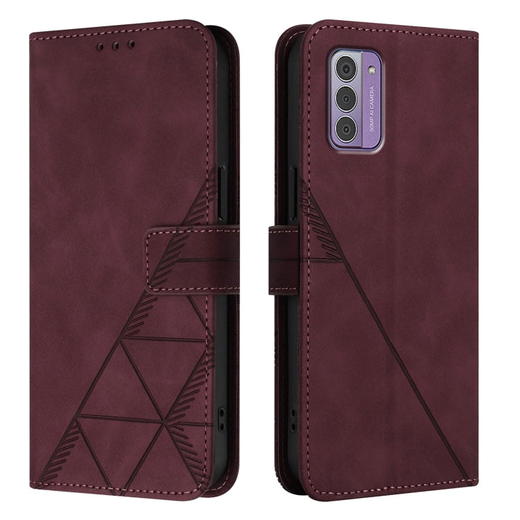 For Nokia G42 / G310 5G Crossbody 3D Embossed Flip Leather Phone Case