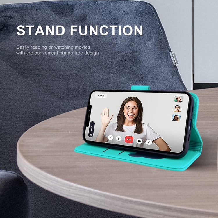 For Samsung Galaxy S23 Ultra 5G Cute Cat Embossed Leather Phone Case