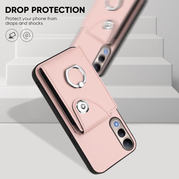For vivo V50 Lite 5G Organ Card Bag Ring Holder Phone Case