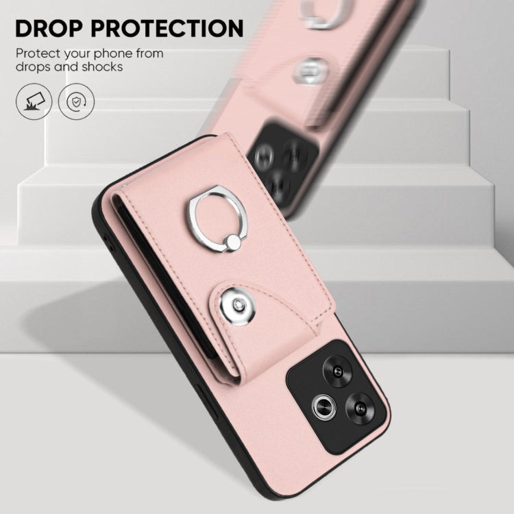 For Redmi Turbo 3 Organ Card Bag Ring Holder Phone Case
