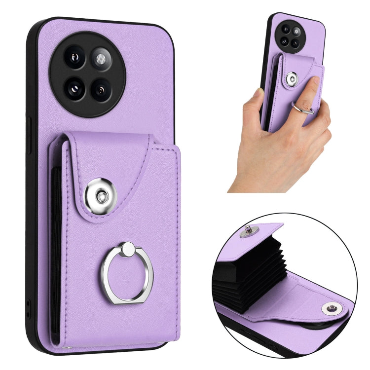 For Xiaomi Civi 4 Pro Organ Card Bag Ring Holder Phone Case