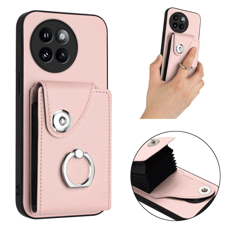 For Xiaomi Civi 4 Pro Organ Card Bag Ring Holder Phone Case