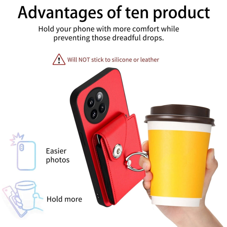 For Xiaomi Civi 4 Pro Organ Card Bag Ring Holder Phone Case