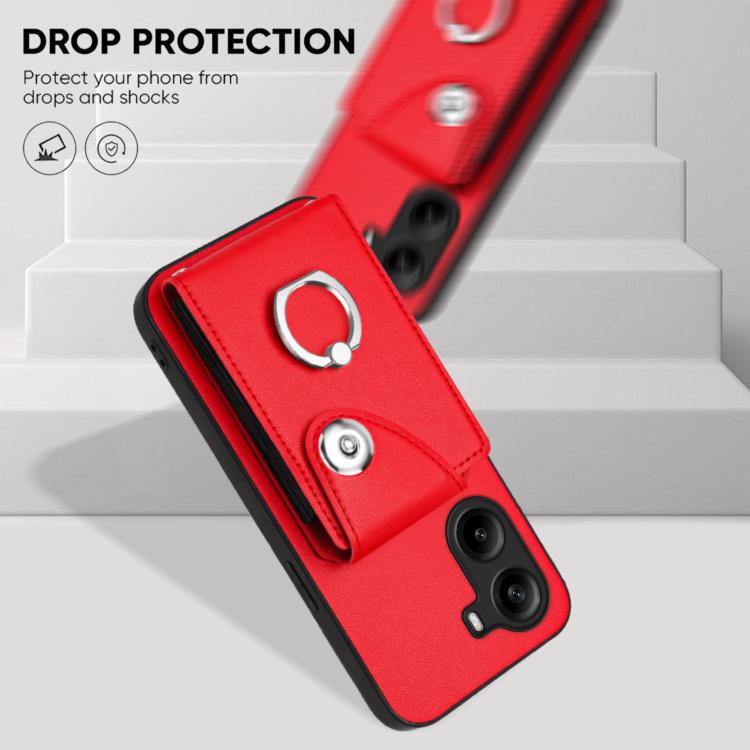 For Xiaomi Poco X7 Pro Organ Card Bag Ring Holder Phone Case