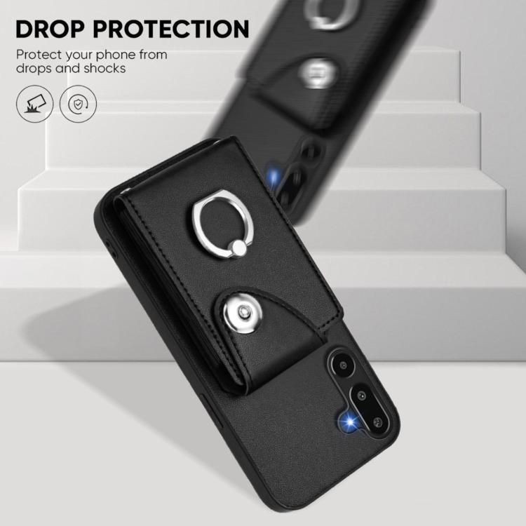 For Samsung Galaxy M16 5G / F16 5G Organ Card Bag Ring Holder Phone Case