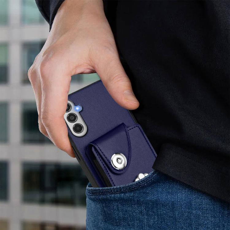 For Samsung Galaxy M35 5G Organ Card Bag Ring Holder Phone Case
