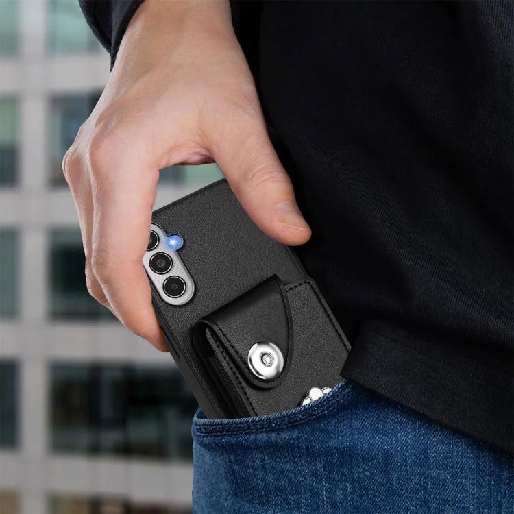 For Samsung Galaxy M35 5G Organ Card Bag Ring Holder Phone Case