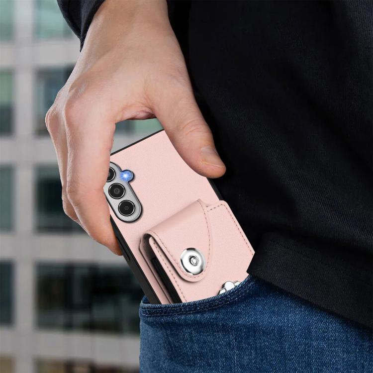 For Samsung Galaxy M35 5G Organ Card Bag Ring Holder Phone Case