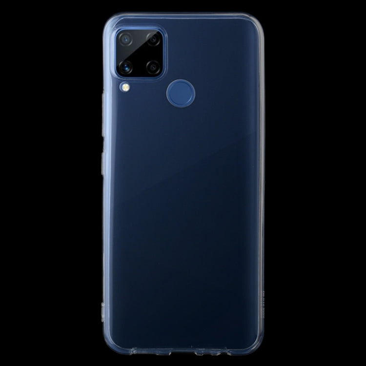 For OPPO Realme C15 0.75mm Ultra-thin Transparent TPU Soft Protective Case