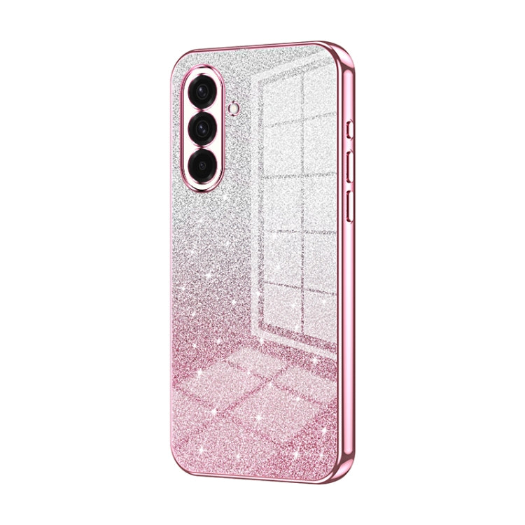 For Samsung Galaxy A36 Gradient Glitter Powder Electroplated Phone Case