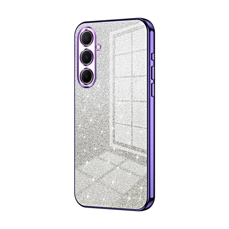 For Samsung Galaxy A56 Gradient Glitter Powder Electroplated Phone Case