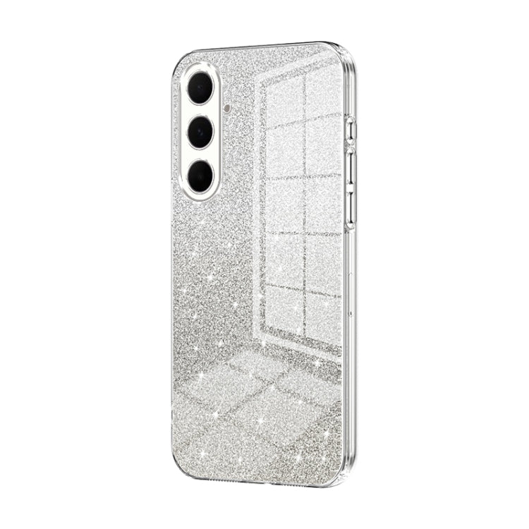For Samsung Galaxy A56 Gradient Glitter Powder Electroplated Phone Case