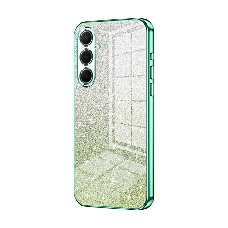 For Samsung Galaxy A56 Gradient Glitter Powder Electroplated Phone Case