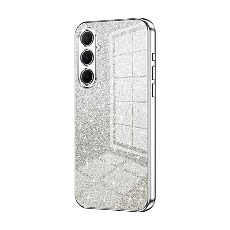 For Samsung Galaxy A56 Gradient Glitter Powder Electroplated Phone Case