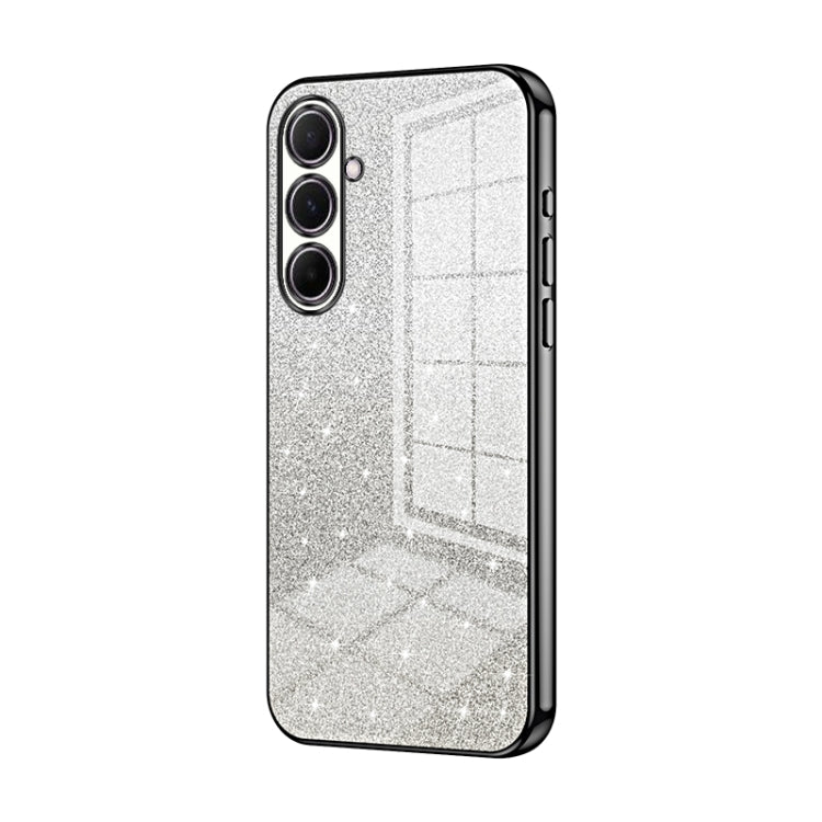 For Samsung Galaxy A56 Gradient Glitter Powder Electroplated Phone Case