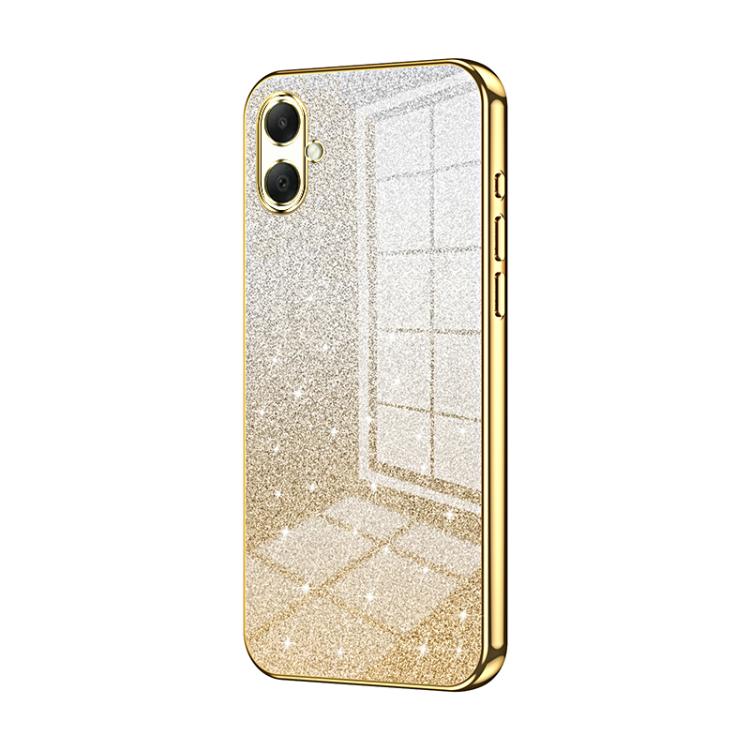 For Samsung Galaxy A07 Gradient Glitter Powder Electroplated Phone Case