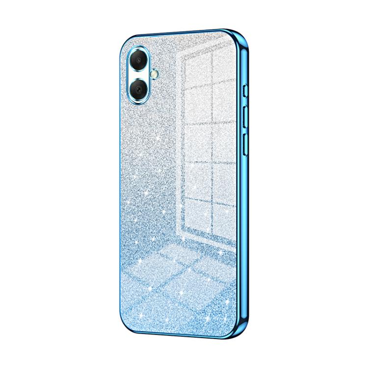 For Samsung Galaxy A07 Gradient Glitter Powder Electroplated Phone Case