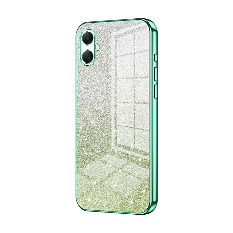 For Samsung Galaxy A07 Gradient Glitter Powder Electroplated Phone Case