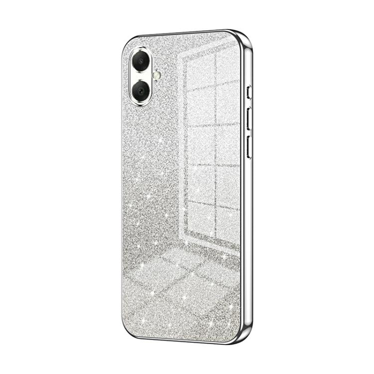 For Samsung Galaxy A07 Gradient Glitter Powder Electroplated Phone Case
