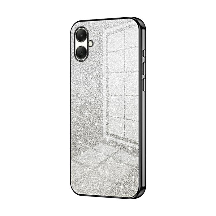 For Samsung Galaxy A07 Gradient Glitter Powder Electroplated Phone Case