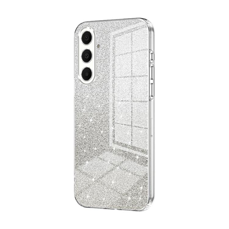 For Samsung Galaxy A17 Gradient Glitter Powder Electroplated Phone Case