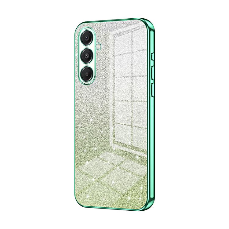 For Samsung Galaxy A17 Gradient Glitter Powder Electroplated Phone Case