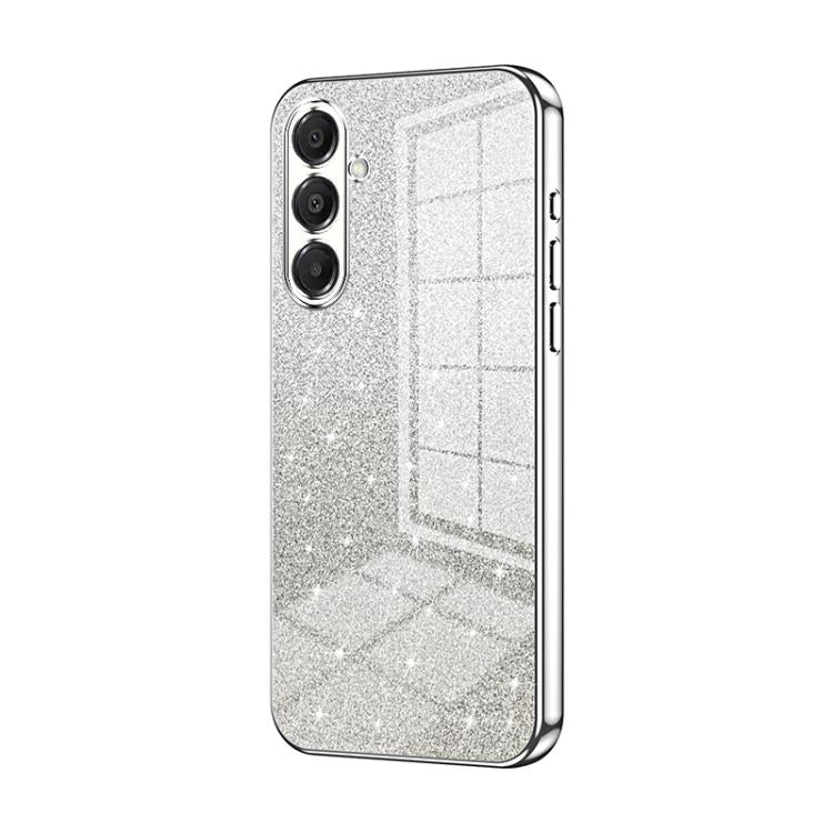 For Samsung Galaxy A17 Gradient Glitter Powder Electroplated Phone Case