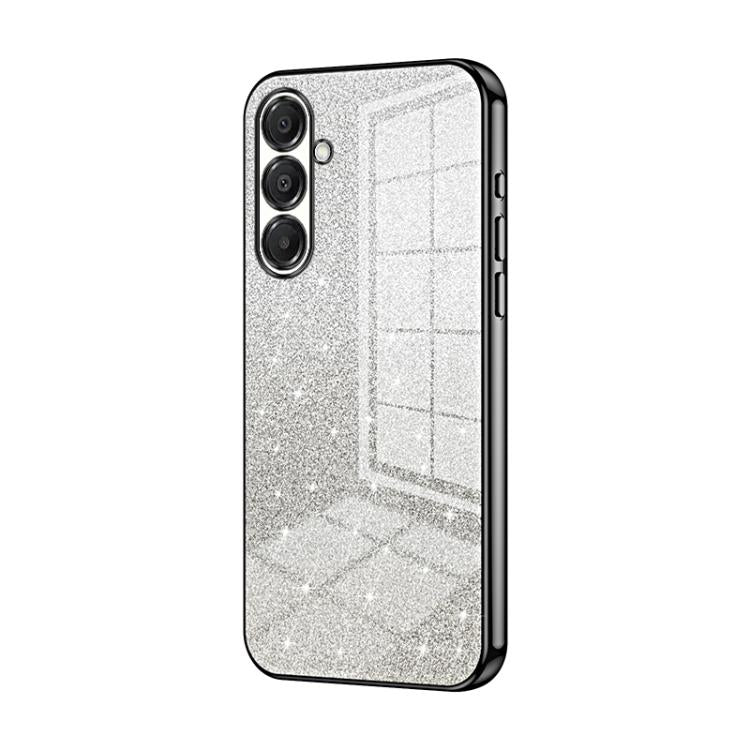 For Samsung Galaxy A17 Gradient Glitter Powder Electroplated Phone Case