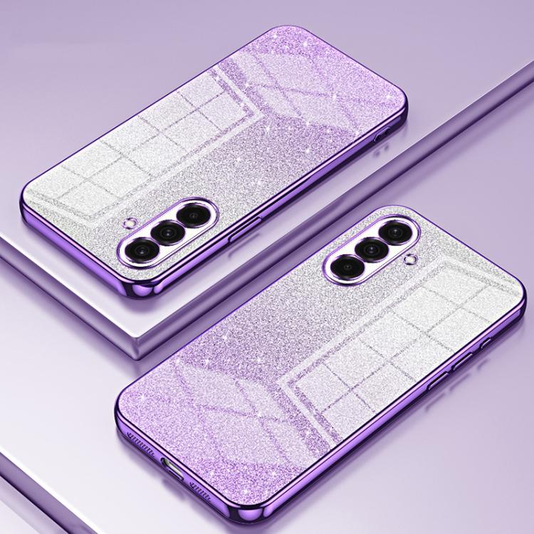 For Samsung Galaxy A37 5G Gradient Glitter Powder Electroplated Phone Case