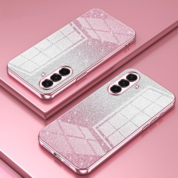 For Samsung Galaxy A37 5G Gradient Glitter Powder Electroplated Phone Case