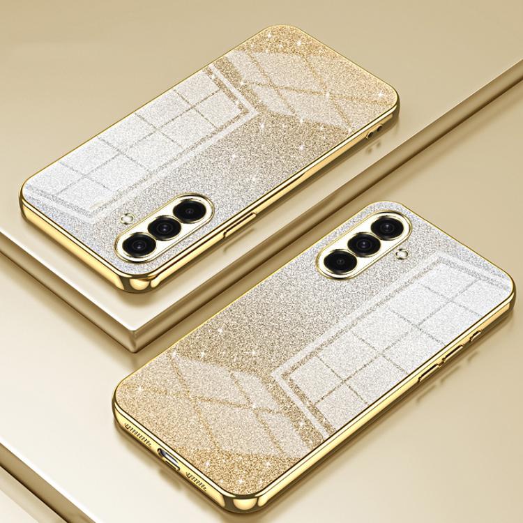For Samsung Galaxy A37 5G Gradient Glitter Powder Electroplated Phone Case