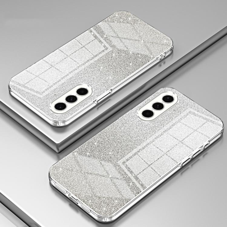 For Samsung Galaxy A37 5G Gradient Glitter Powder Electroplated Phone Case