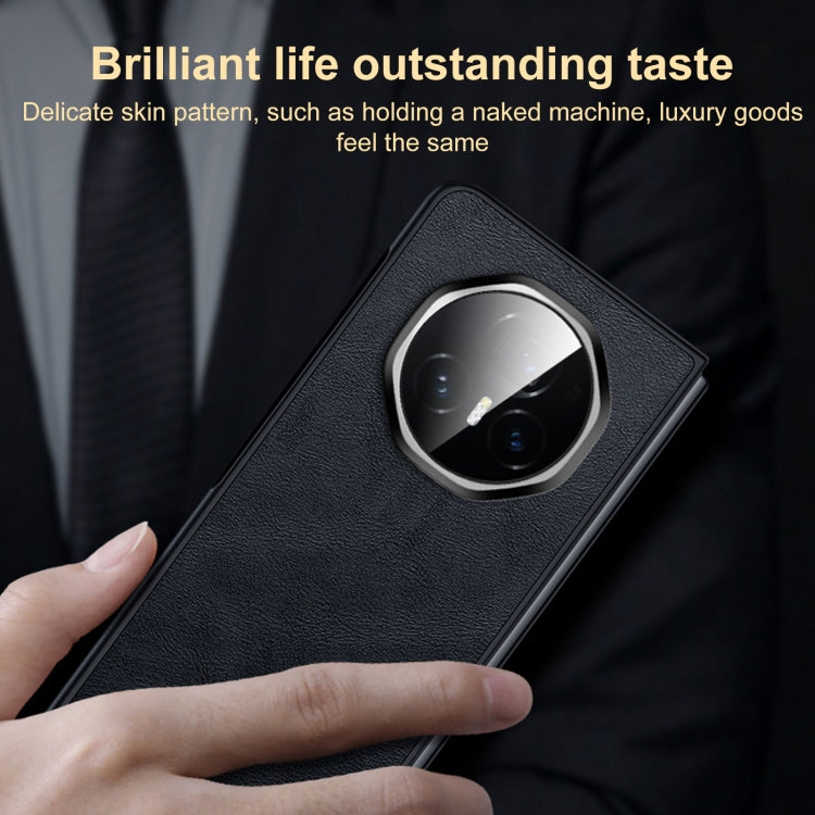 For Honor Magic Vs3 SULADA Shockproof TPU + Handmade Leather Phone Case