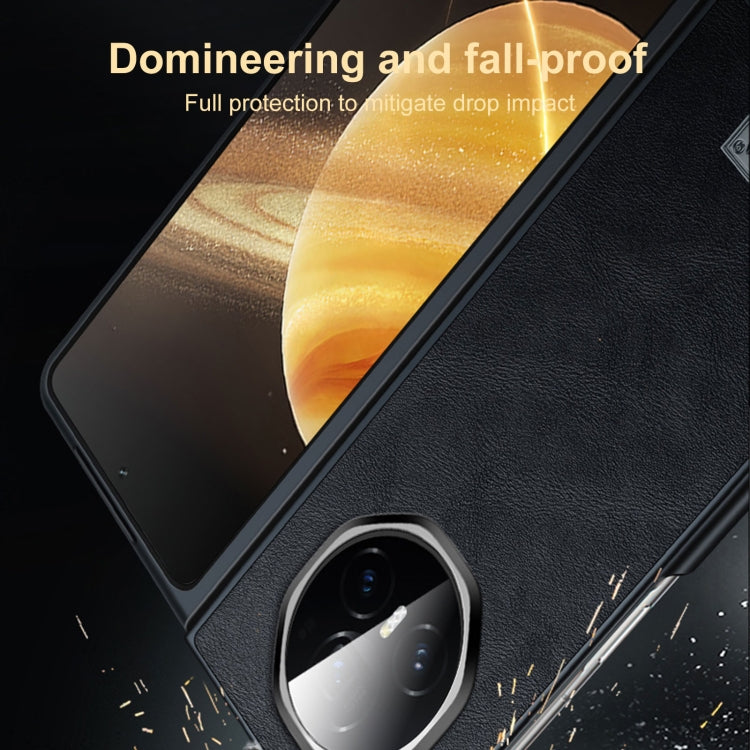 For Honor Magic V3 SULADA Shockproof TPU + Handmade Leather Phone Case