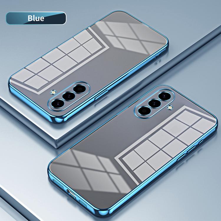 For Samsung Galaxy A57 5G Transparent Plating Fine Hole Phone Case