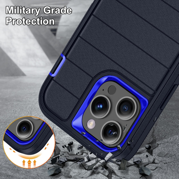 For iPhone 14 Pro Max Defender Gen2 Rugged PC + Silicone Phone Case with Holder