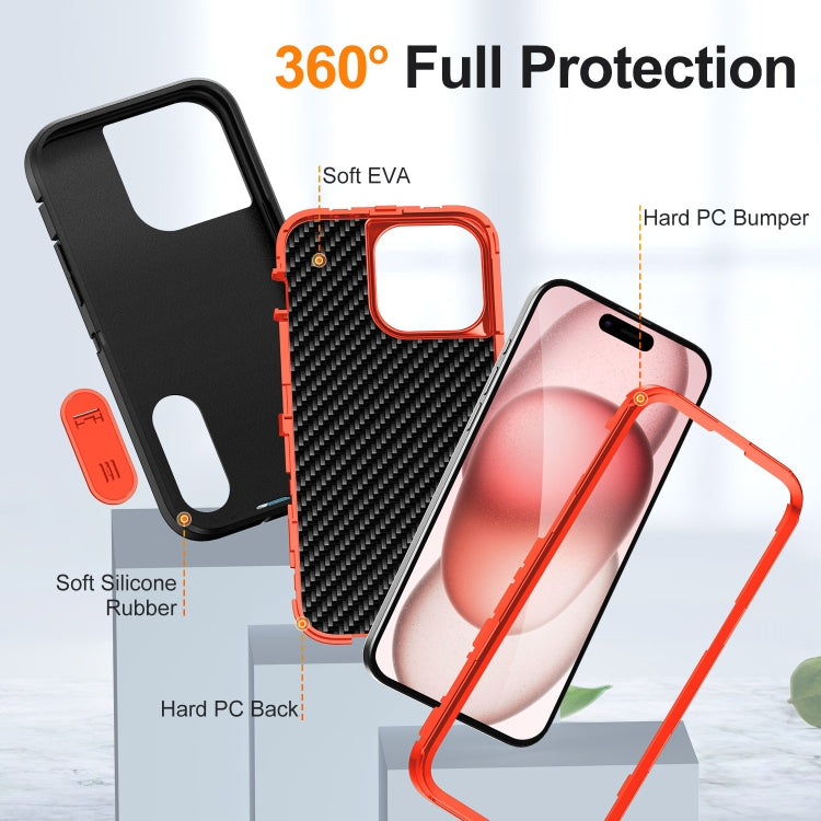 For iPhone 14 Pro Defender Gen2 Rugged PC + Silicone Phone Case with Holder