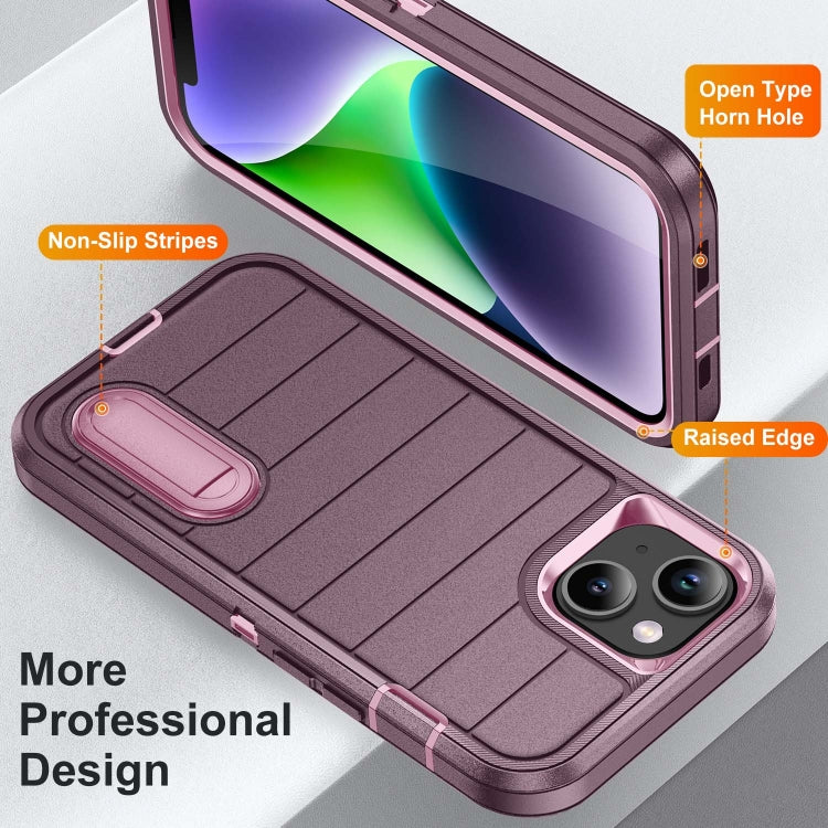 For iPhone 14 Defender Gen2 Rugged PC + Silicone Phone Case with Holder