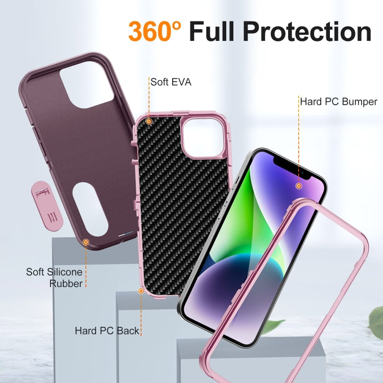 For iPhone 14 Defender Gen2 Rugged PC + Silicone Phone Case with Holder