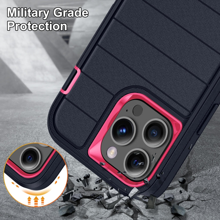 For iPhone 13 Pro Defender Gen2 Rugged PC + Silicone Phone Case with Holder