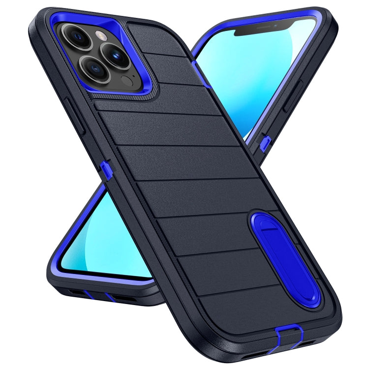 For iPhone 13 Pro Defender Gen2 Rugged PC + Silicone Phone Case with Holder